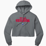 NORTH CENTRAL THUNDER <span class="pdp-name-mascot">NORTH CENTRAL THUNDER</span> Bella+Canvas Women's Sponge Fleece Cropped-Fleece Hoodie Front Thumbnail
