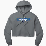 Faulkner University Eagles <span class="pdp-name-mascot">Faulkner University Eagles</span> Bella+Canvas Women's Sponge Fleece Cropped-Fleece Hoodie Front Thumbnail