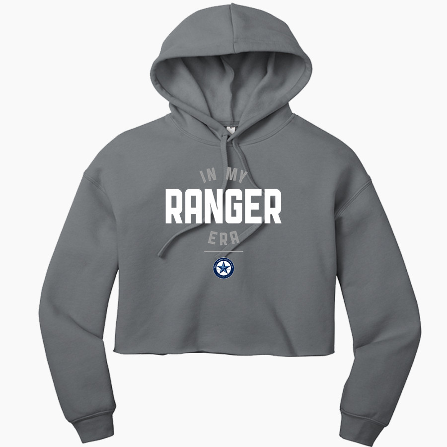 Texas School for the Deaf Bella+Canvas Women's Sponge Fleece Cropped-Fleece Hoodie-