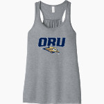Oral Roberts Golden Eagles <span class="pdp-name-mascot">Oral Roberts Golden Eagles</span> Bella+Canvas Women's Flowy Racerback Tank Front Thumbnail