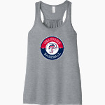 Baseball Rebellion Baseball Rebellion <span class="pdp-name-mascot">Baseball Rebellion</span> Bella+Canvas Women's Flowy Racerback Tank Front Thumbnail