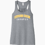 Cypress Creek Coyotes <span class="pdp-name-mascot">Cypress Creek Coyotes</span> Bella+Canvas Women's Flowy Racerback Tank Front Thumbnail