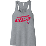 Bluefield University Sideline Store <span class="pdp-name-mascot">Bluefield University</span> BELLA+CANVAS Women's Flowy Racerback Tank Front Thumbnail