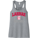 LABRAE HIGH SCHOOL VIKINGS <span class="pdp-name-mascot">LABRAE VIKINGS</span> Bella+Canvas Women's Flowy Racerback Tank Front Thumbnail