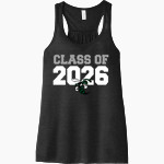 PROCTOR ACADEMY HORNETS <span class="pdp-name-mascot">PROCTOR ACADEMY HORNETS</span> Bella+Canvas Women's Flowy Racerback Tank Front Thumbnail
