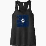Lynden Christian Lyncs <span class="pdp-name-mascot">LYNDEN CHRISTIAN HIGH SCHOOL Lyncs</span> Bella+Canvas Women's Flowy Racerback Tank Front Thumbnail