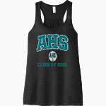 Academy of Health Sciences Charter School <span class="pdp-name-mascot">AHS Blue Healers</span> Bella+Canvas Women's Flowy Racerback Tank Front Thumbnail