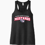 Fulton Science Academy Mustangs <span class="pdp-name-mascot">Fulton Science Academy Mustangs</span> Bella+Canvas Women's Flowy Racerback Tank Front Thumbnail