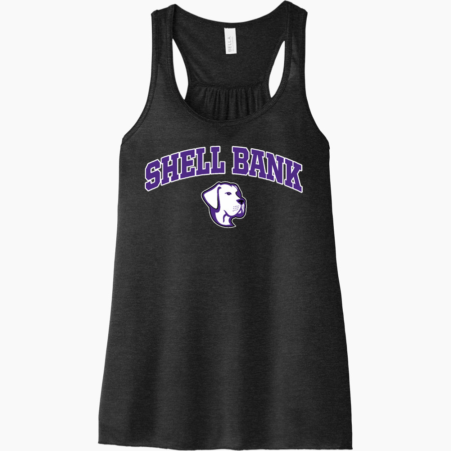 Shell Bank Brigade Bella+Canvas Women's Flowy Racerback Tank