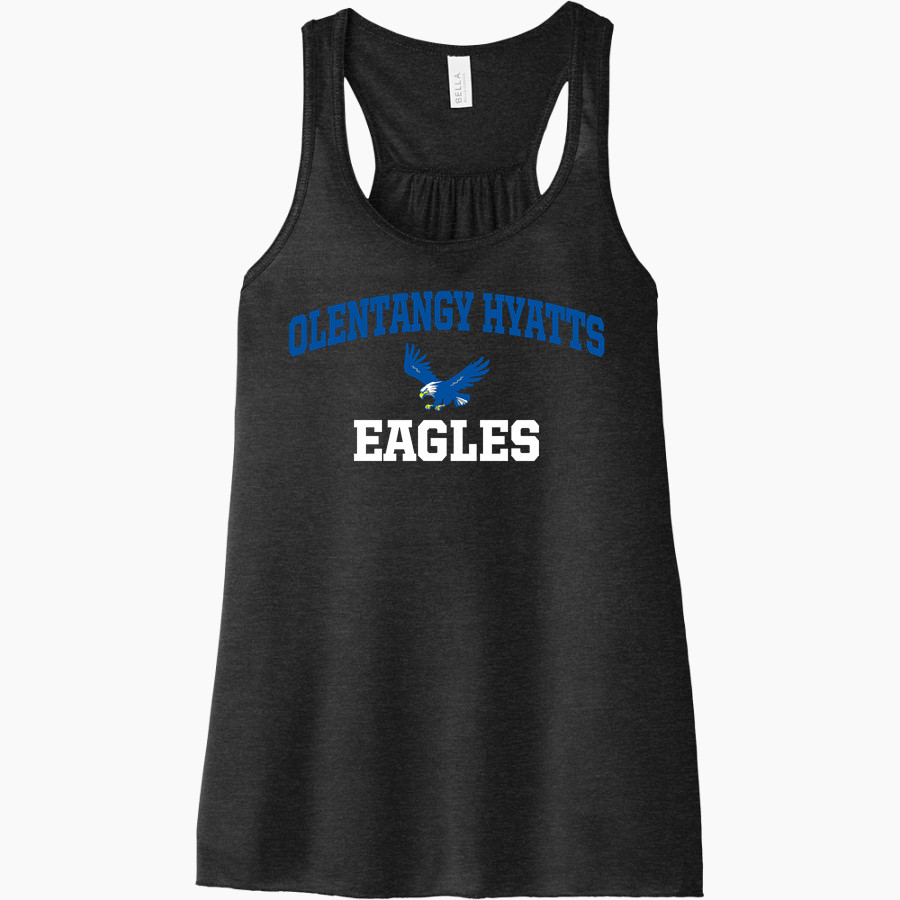 Olentangy Hyatts Eagles <span class="pdp-name-mascot">Olentangy Hyatts Eagles</span> Bella+Canvas Women's Flowy Racerback Tank