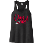 FULTON HIGH SCHOOL STEAMERS <span class="pdp-name-mascot">FULTON STEAMERS</span> BELLA+CANVAS Women's Flowy Racerback Tank Front Thumbnail