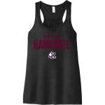 Kankakee Kays <span class="pdp-name-mascot">Kankakee High School Kays</span> Bella+Canvas Women's Flowy Racerback Tank Front Thumbnail