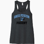 Ohio Fusion Soccer Club Bella+Canvas Women's Flowy Racerback Tank Front Thumbnail