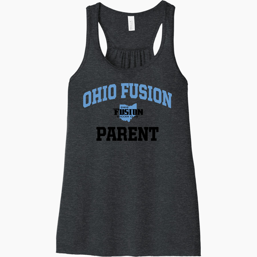 Ohio Fusion Soccer Club Bella+Canvas Women's Flowy Racerback Tank