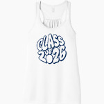 BARTLESVILLE HIGH SCHOOL BRUINS <span class="pdp-name-mascot">BARTLESVILLE BRUINS</span> Bella+Canvas Women's Flowy Racerback Tank Front Thumbnail