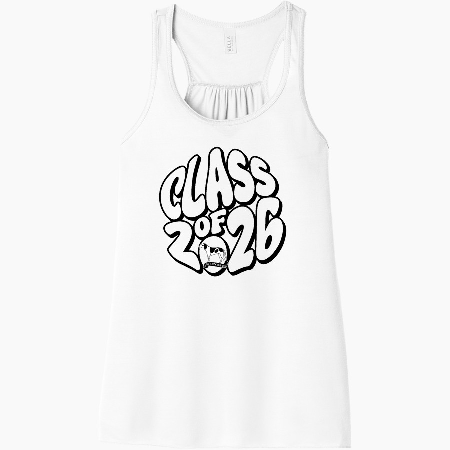 AURORA HIGH SCHOOL HOUN DAWGS <span class="pdp-name-mascot">AURORA HOUN DAWGS</span> Bella+Canvas Women's Flowy Racerback Tank