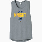 Rock Springs Knights Bella+Canvas Women's Flowy Scoop Muscle Tank Front Thumbnail
