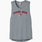 RICHMOND-BURTON HIGH SCHOOL ROCKETS Bella+Canvas Women's Flowy Scoop Muscle Tank Front Thumbnail