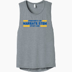 Margate STEM Spartans <span class="pdp-name-mascot">MARGATE STEM MAGNET Spartans</span> Bella+Canvas Women's Flowy Scoop Muscle Tank Front Thumbnail