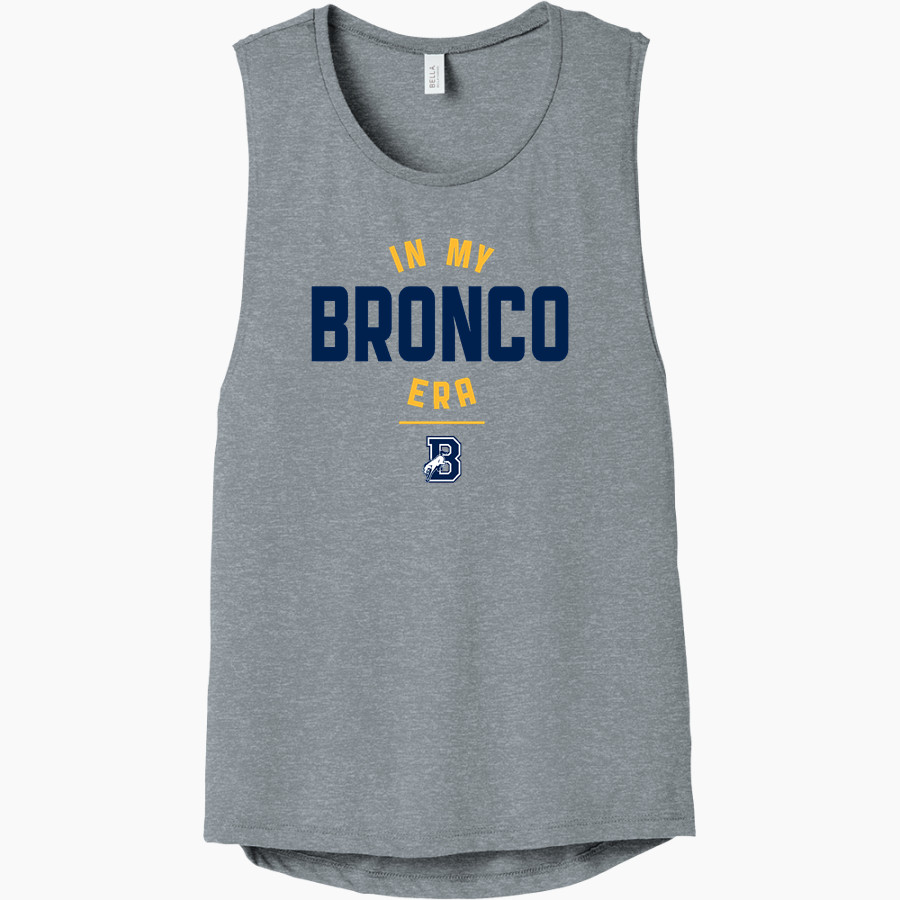 Austin T Levy Broncos Bella+Canvas Women's Flowy Scoop Muscle Tank