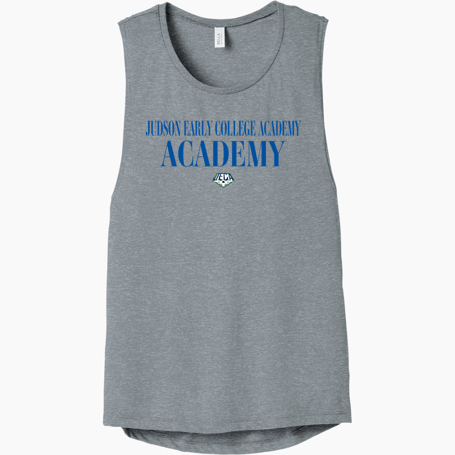 Judson Early College Academy Academy <span class="pdp-name-mascot">Judson Early College Academy Academy</span> Bella+Canvas Women's Flowy Scoop Muscle Tank