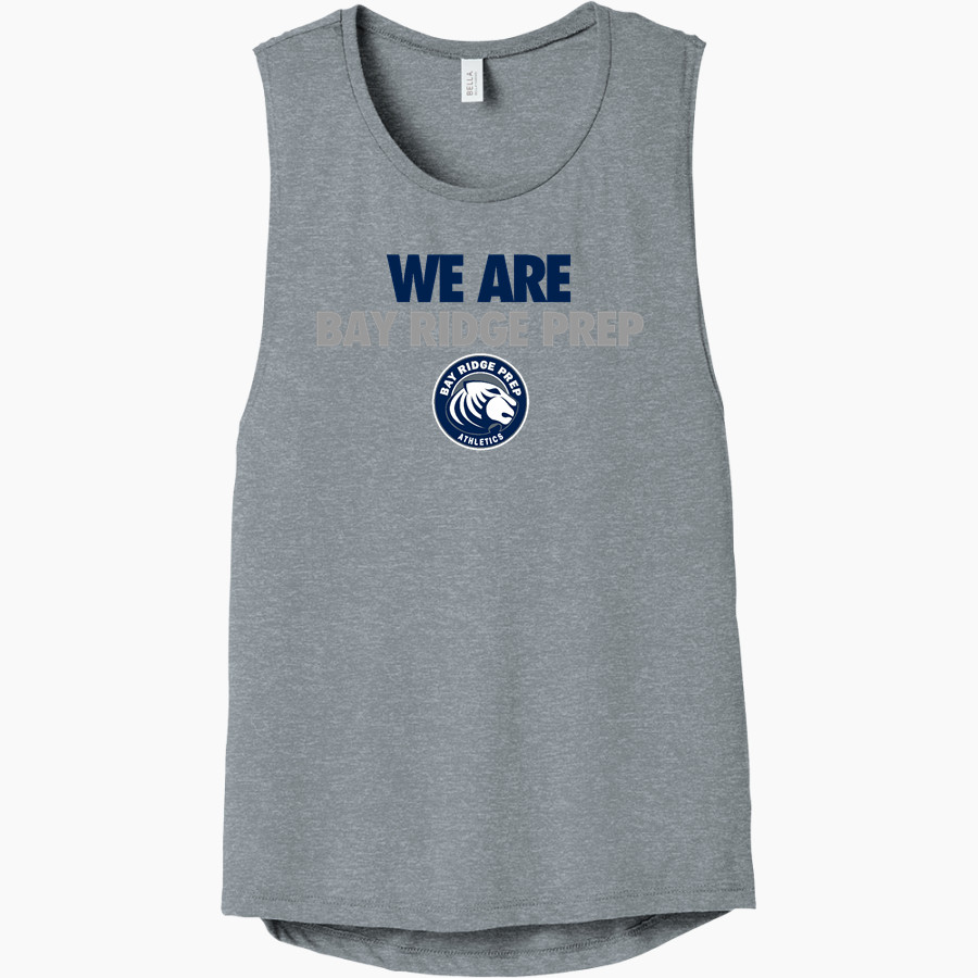 Bay Ridge Prep Tigers Bella+Canvas Women's Flowy Scoop Muscle Tank