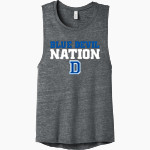 DAVIS SENIOR HIGH SCHOOL BLUE DEVILS <span class="pdp-name-mascot">DAVIS BLUE DEVILS</span> Bella+Canvas Women's Flowy Scoop Muscle Tank Front Thumbnail