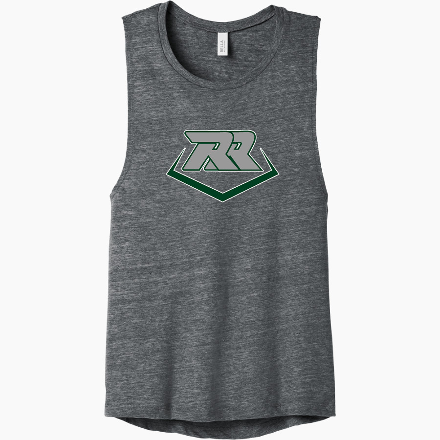 REYNOLDS HIGH SCHOOL RAIDERS Bella+Canvas Women's Flowy Scoop Muscle Tank