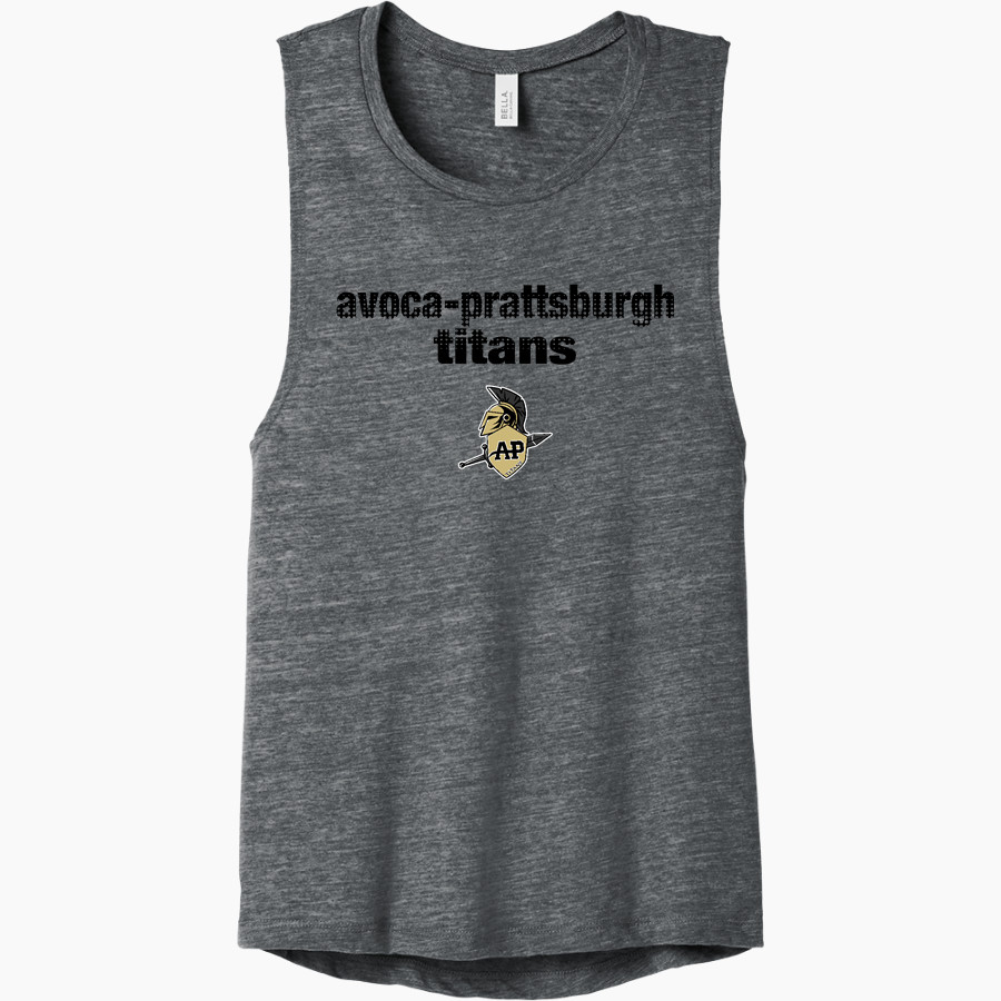 Avoca-Prattsburgh Titans <span class="pdp-name-mascot">Avoca-Prattsburgh</span> Bella+Canvas Women's Flowy Scoop Muscle Tank