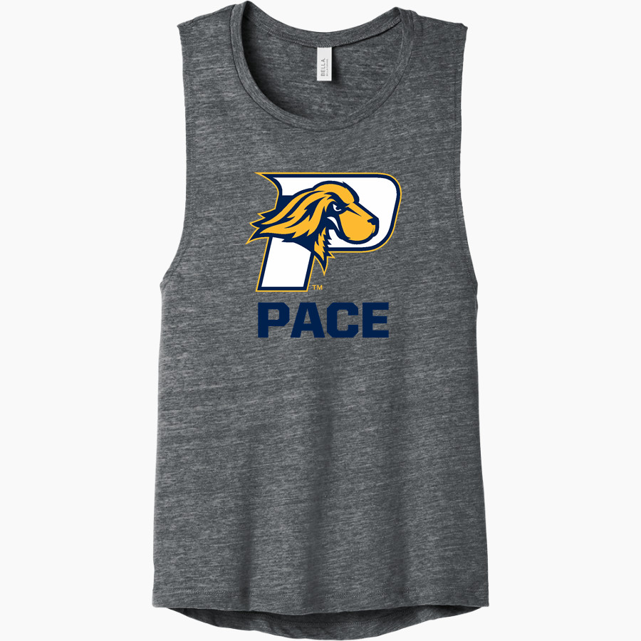 Pace Setters <span class="pdp-name-mascot">Pace Setters</span> Bella+Canvas Women's Flowy Scoop Muscle Tank