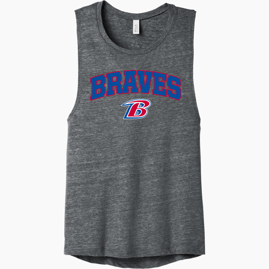 Bondurant Braves Bella+Canvas Women's Flowy Scoop Muscle Tank