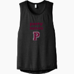 PERRY HIGH SCHOOL MAROONS Bella+Canvas Women's Flowy Scoop Muscle Tank Front Thumbnail