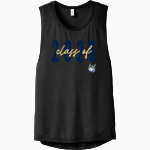 Pioneer Wildcats <span class="pdp-name-mascot">Pioneer Middle School Wildcats</span> Bella+Canvas Women's Flowy Scoop Muscle Tank Front Thumbnail