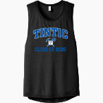 TINTIC HIGH SCHOOL MINERS Bella+Canvas Women's Flowy Scoop Muscle Tank Front Thumbnail