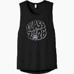 Holy Family Wildcats <span class="pdp-name-mascot">Holy Family Wildcats</span> Bella+Canvas Women's Flowy Scoop Muscle Tank Front Thumbnail