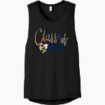 ITHACA HIGH SCHOOL YELLOW JACKETS <span class="pdp-name-mascot">ITHACA YELLOW JACKETS</span> Bella+Canvas Women's Flowy Scoop Muscle Tank Front Thumbnail