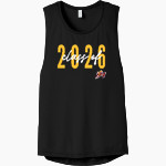 WICHITA WEST HIGH SCHOOL PIONEERS <span class="pdp-name-mascot">WICHITA WEST PIONEERS</span> Bella+Canvas Women's Flowy Scoop Muscle Tank Front Thumbnail