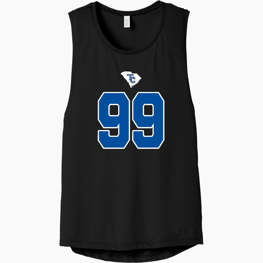 TRINITY COLLEGIATE SCHOOL TITANS <span class="pdp-name-mascot">TRINITY COLLEGIATE TITANS</span> Bella+Canvas Women's Flowy Scoop Muscle Tank