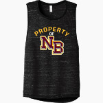NEW BOSTON HIGH SCHOOL LIONS <span class="pdp-name-mascot">NEW BOSTON LIONS</span> Bella+Canvas Women's Flowy Scoop Muscle Tank Front Thumbnail