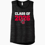 SPRINGFIELD SPARTANS The Online Store Bella+Canvas Women's Flowy Scoop Muscle Tank Front Thumbnail