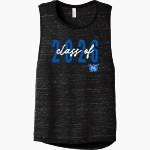 WELCH HIGH SCHOOL WILDCATS Bella+Canvas Women's Flowy Scoop Muscle Tank Front Thumbnail