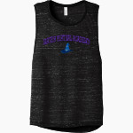 Mater Virtual Academy Wizards <span class="pdp-name-mascot">Mater Virtual Academy Wizards</span> Bella+Canvas Women's Flowy Scoop Muscle Tank Front Thumbnail