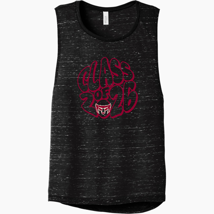 Willamette Bearcats <span class="pdp-name-mascot">Willamette Bearcats</span> Bella+Canvas Women's Flowy Scoop Muscle Tank
