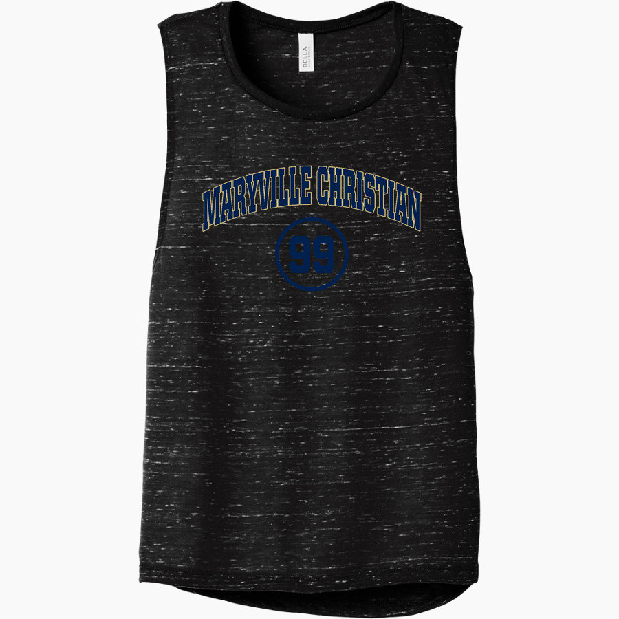 Maryville Christian Bella+Canvas Women's Flowy Scoop Muscle Tank