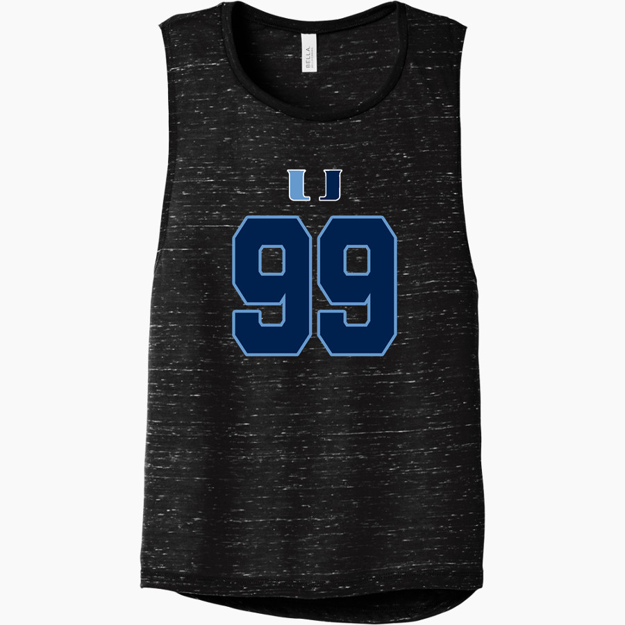 UNIVERSITY HIGH SCHOOL TROJANS <span class="pdp-name-mascot">UNIVERSITY TROJANS</span> Bella+Canvas Women's Flowy Scoop Muscle Tank