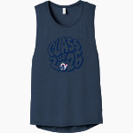 Bluefield University Sideline Store <span class="pdp-name-mascot">Bluefield University</span> Bella+Canvas Women's Flowy Scoop Muscle Tank Front Thumbnail