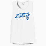 NORTH BABYLON HIGH SCHOOL BULLDOGS Bella+Canvas Women's Flowy Scoop Muscle Tank Front Thumbnail