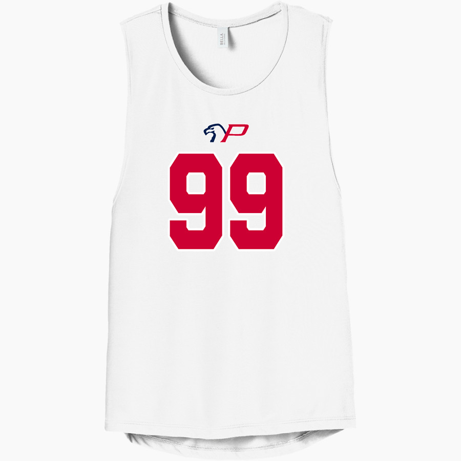 Pinedale Eagles <span class="pdp-name-mascot">Pinedale Elementary School Eagles</span> Bella+Canvas Women's Flowy Scoop Muscle Tank