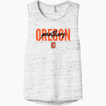 OREGON HIGH SCHOOL PANTHERS <span class="pdp-name-mascot">OREGON PANTHERS</span> Bella+Canvas Women's Flowy Scoop Muscle Tank Front Thumbnail