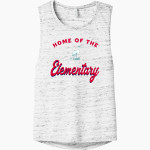 Gladys Jung Elementary Elementary <span class="pdp-name-mascot">Gladys Jung Elementary Elementary</span> Bella+Canvas Women's Flowy Scoop Muscle Tank Front Thumbnail